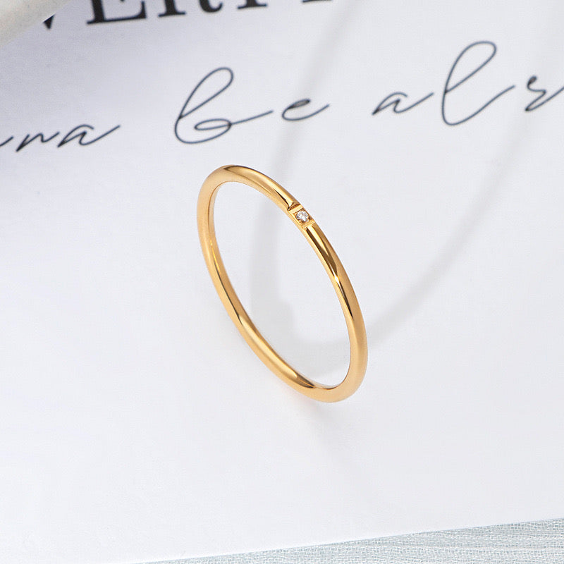 1 Drill thin ring