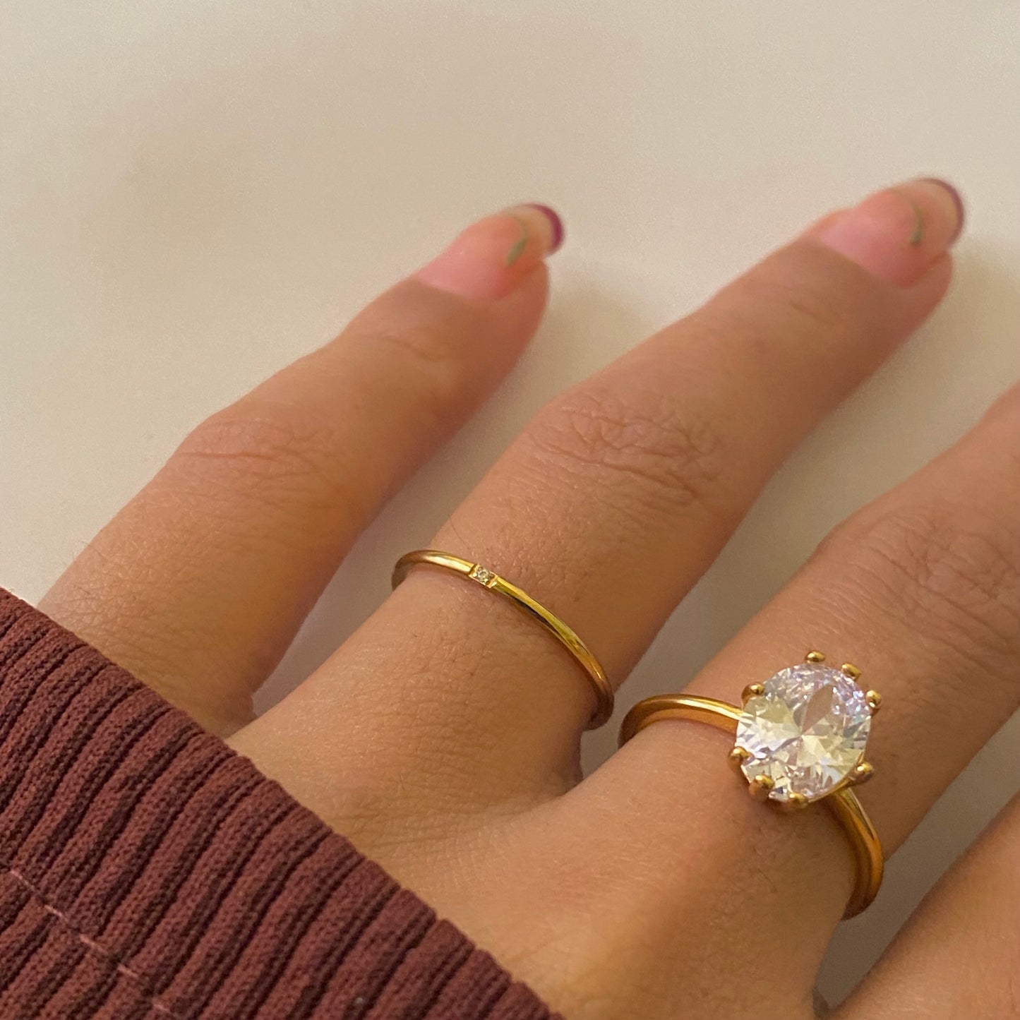 1 Drill thin ring