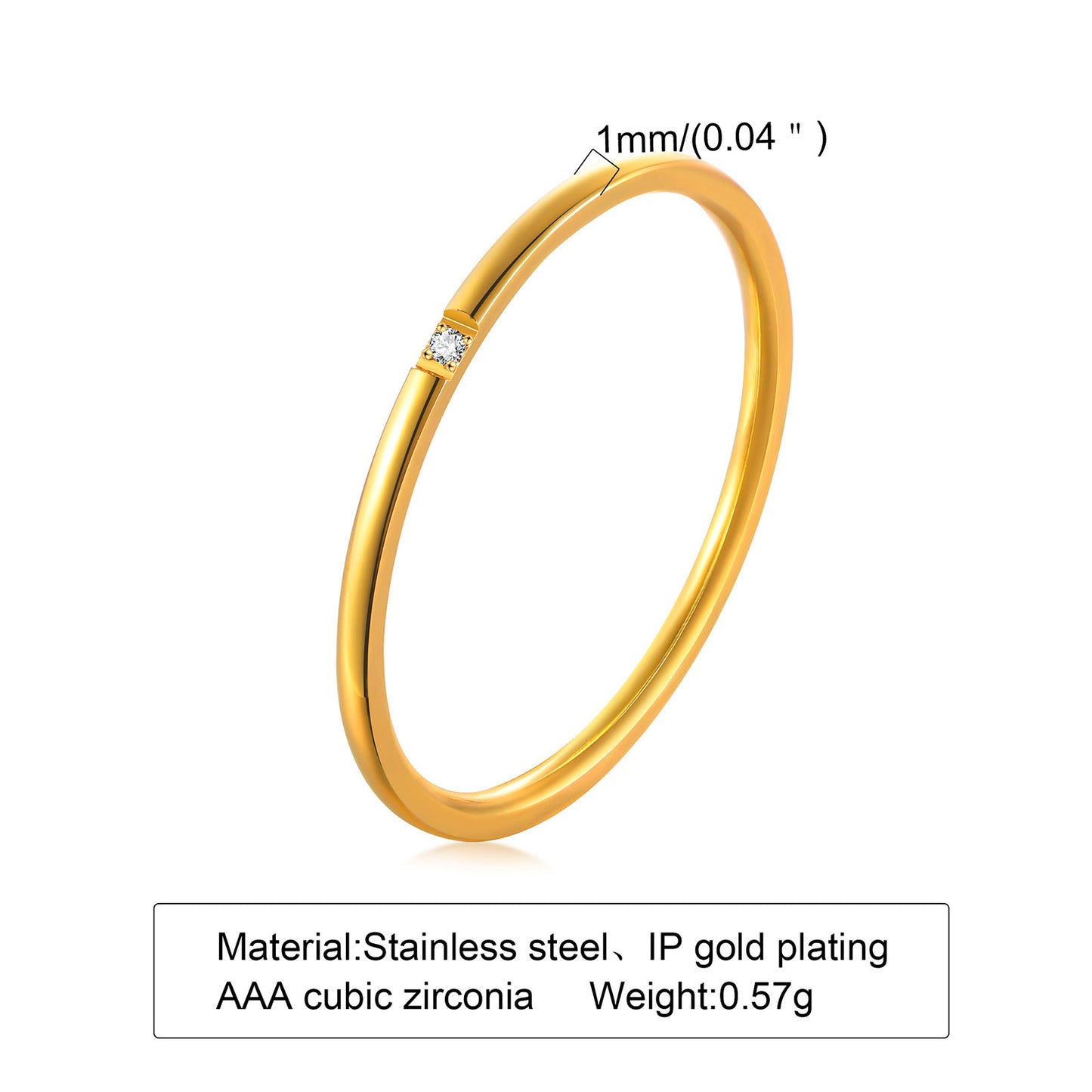 1 Drill thin ring