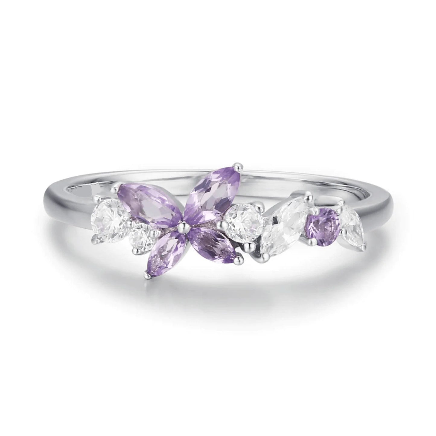 Butterfly ring (S925)