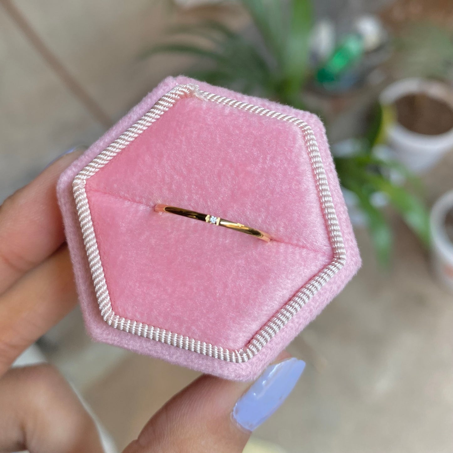 1 Drill thin ring