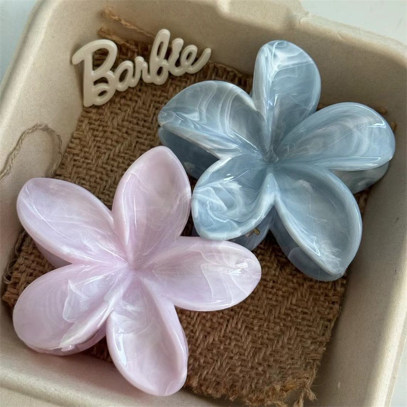 Plumeria hair claws