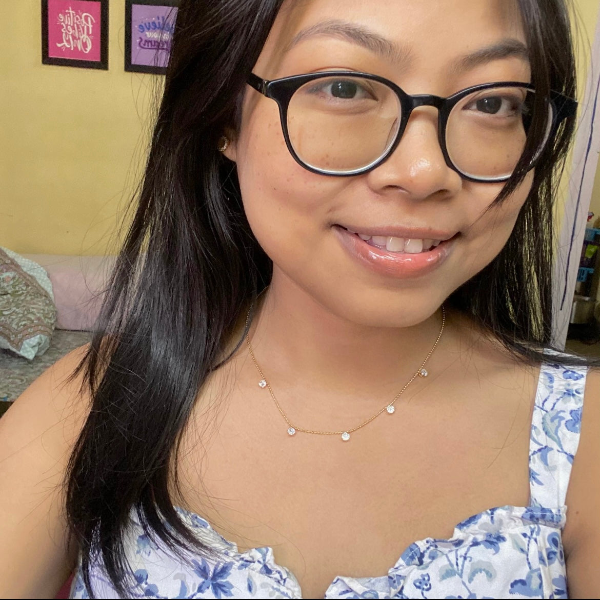 5 stone necklace