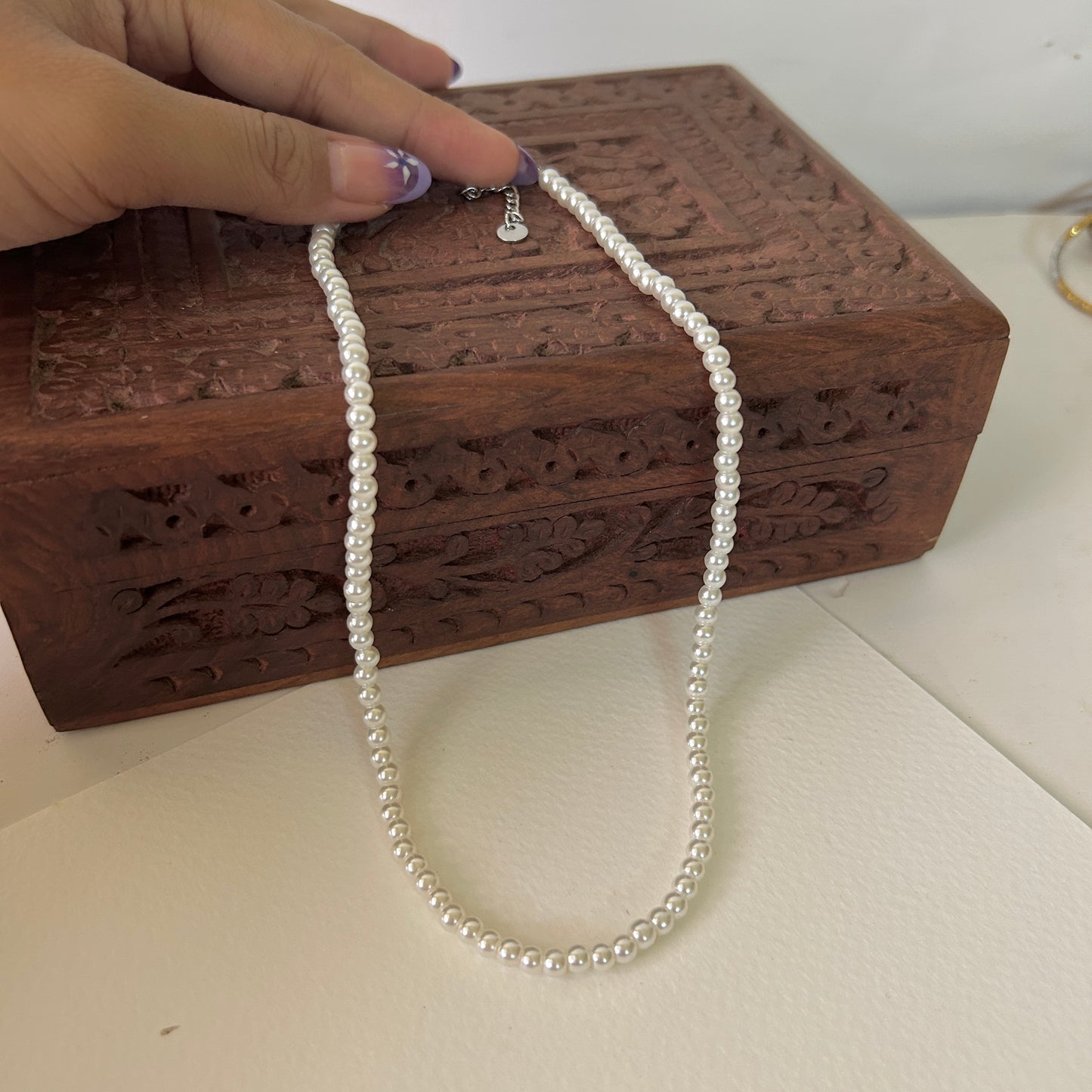 Pearl necklace (4mm)