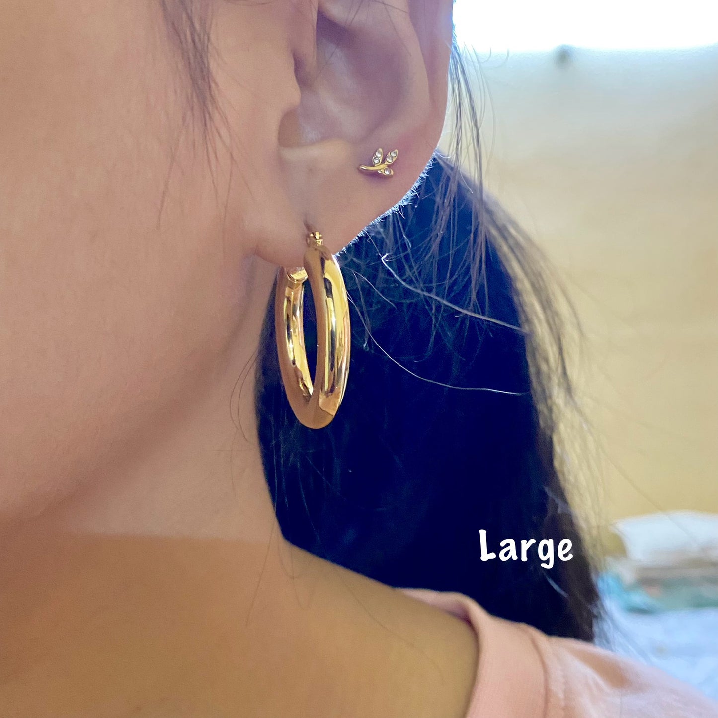 Classic Golden hoops