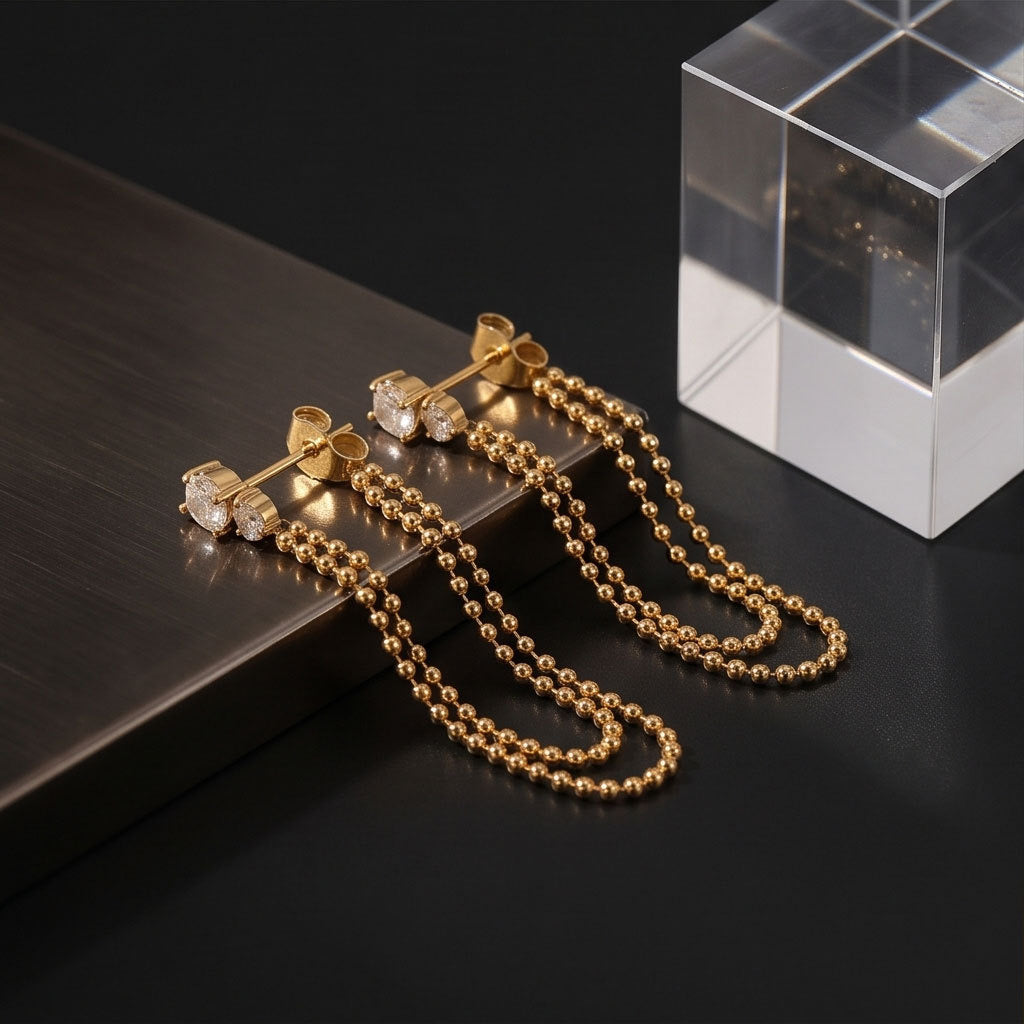 Drop earrings