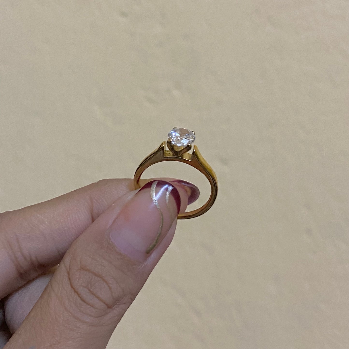 Solitaire ring