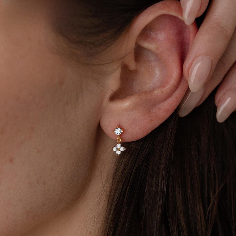 Flora drop studs