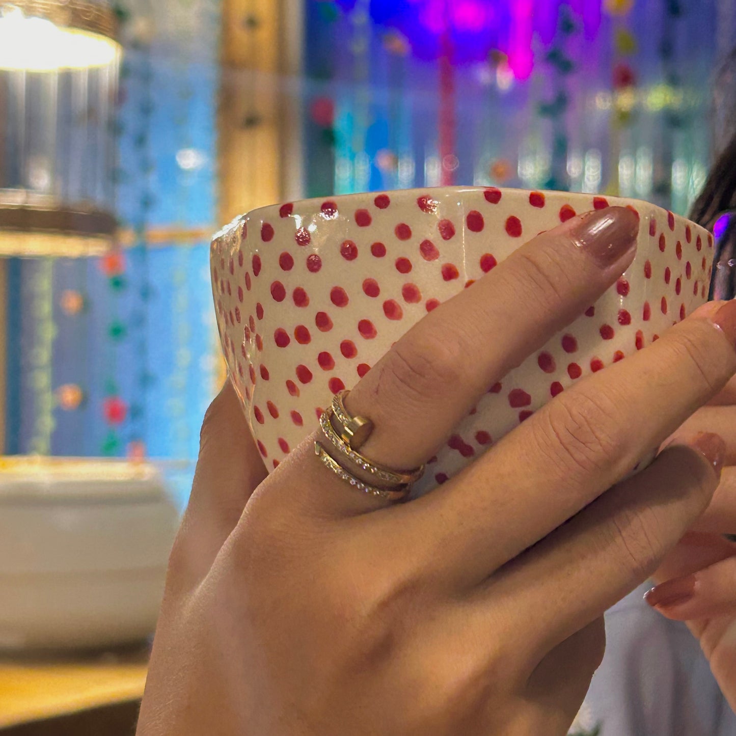 Studded Nail ring
