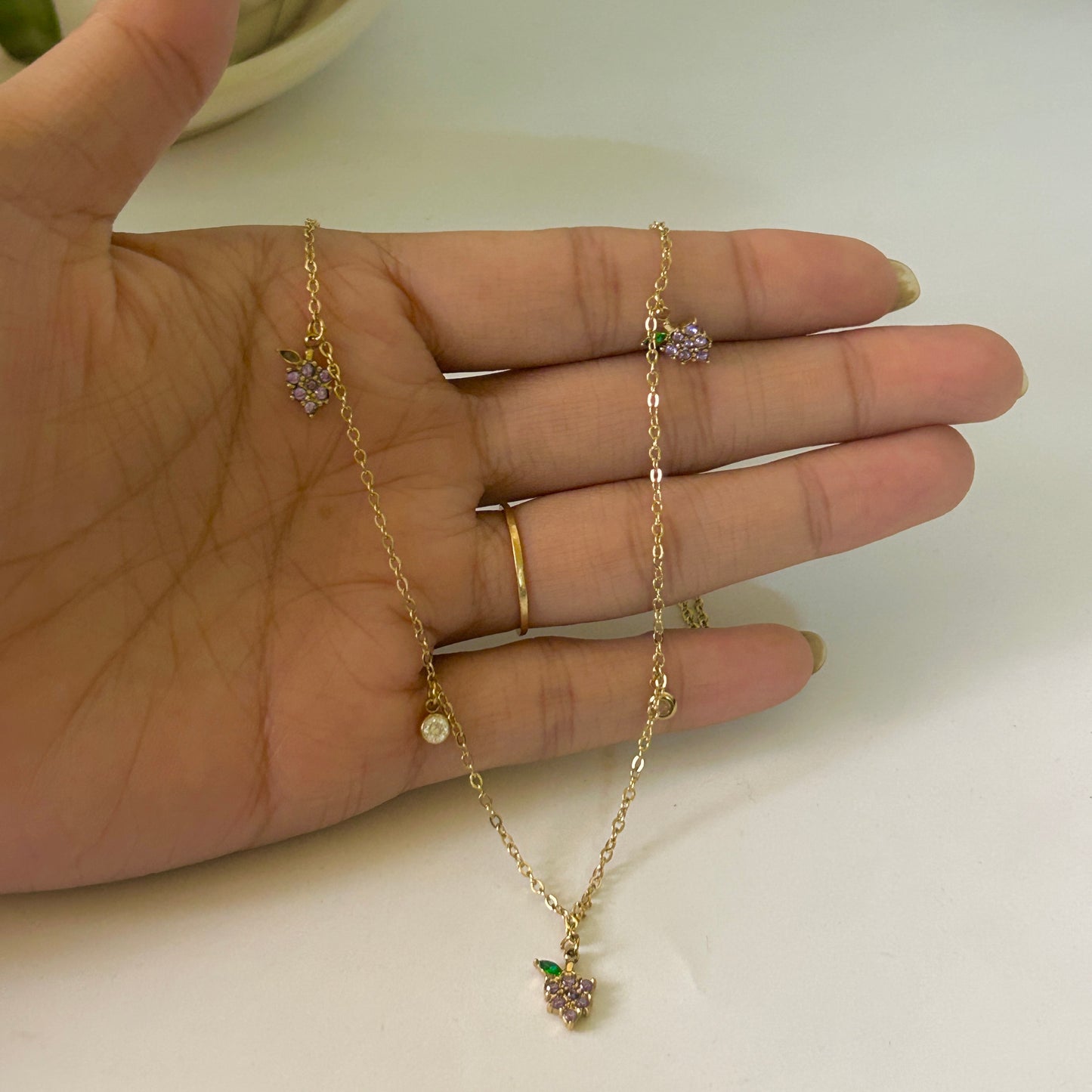Grapes necklace