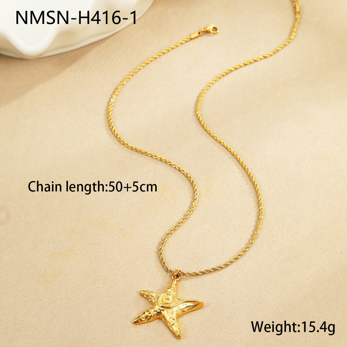 Starfish necklace