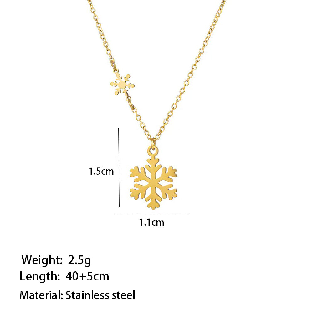 Snowflake necklace