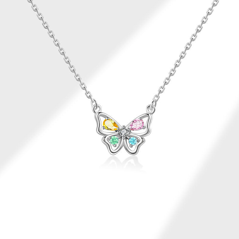 Butterfly necklace (S925)