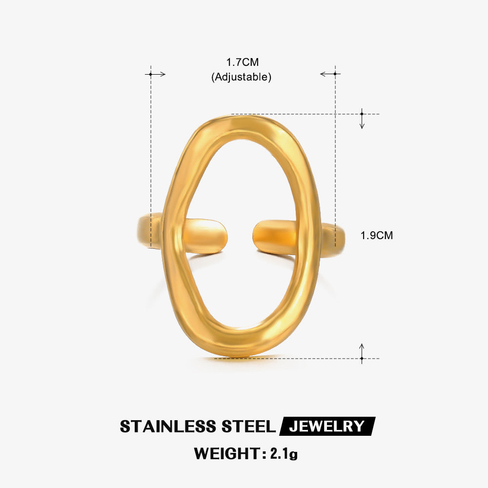 Oval ring