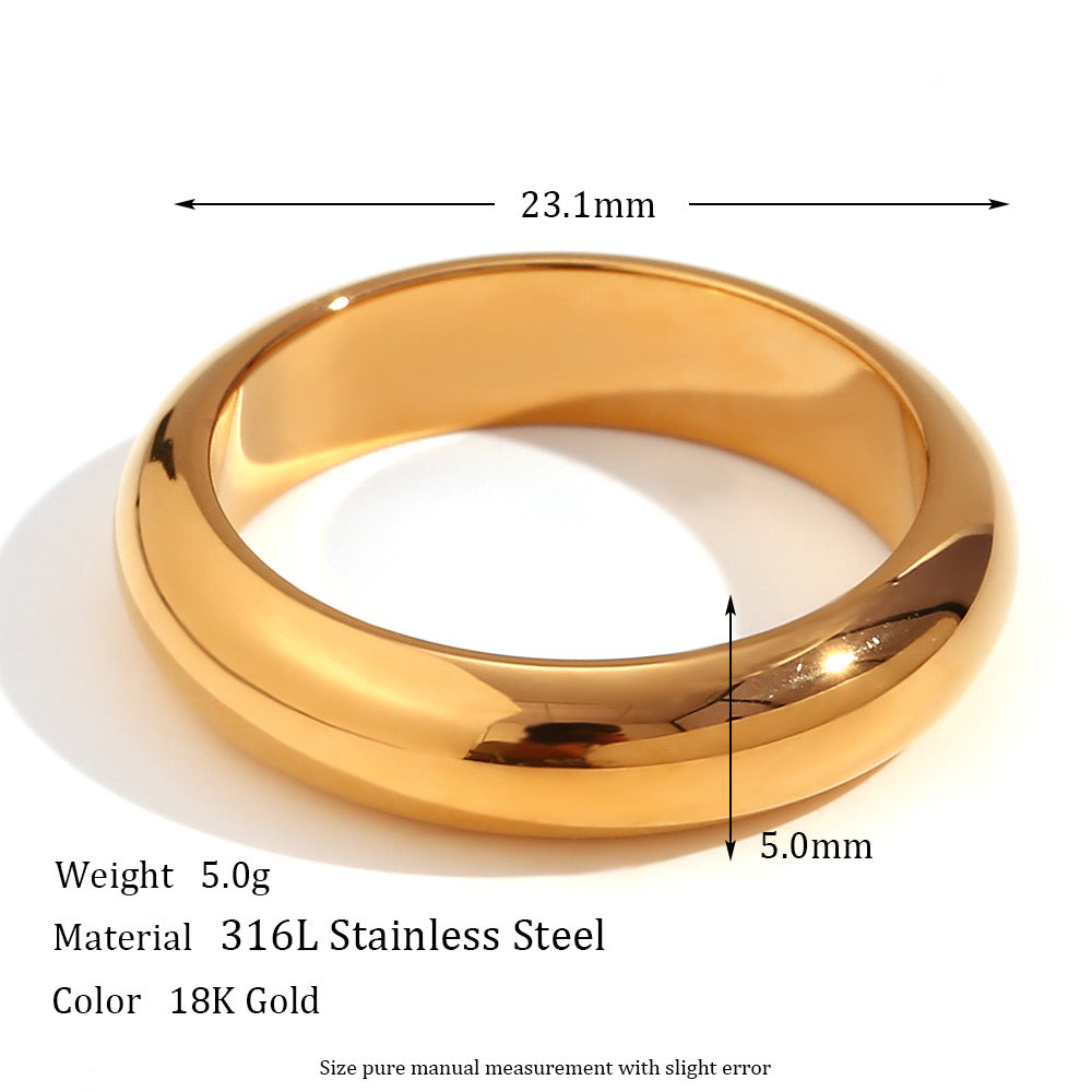 Oro plain ring
