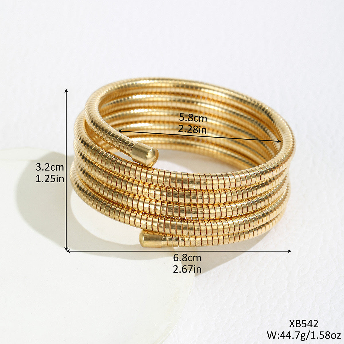 Spiral bangle