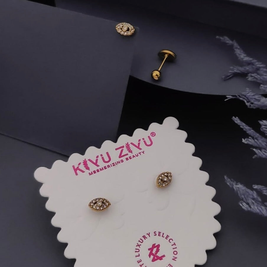 Evil eye studs