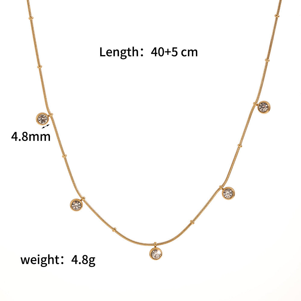 Daina stone necklace