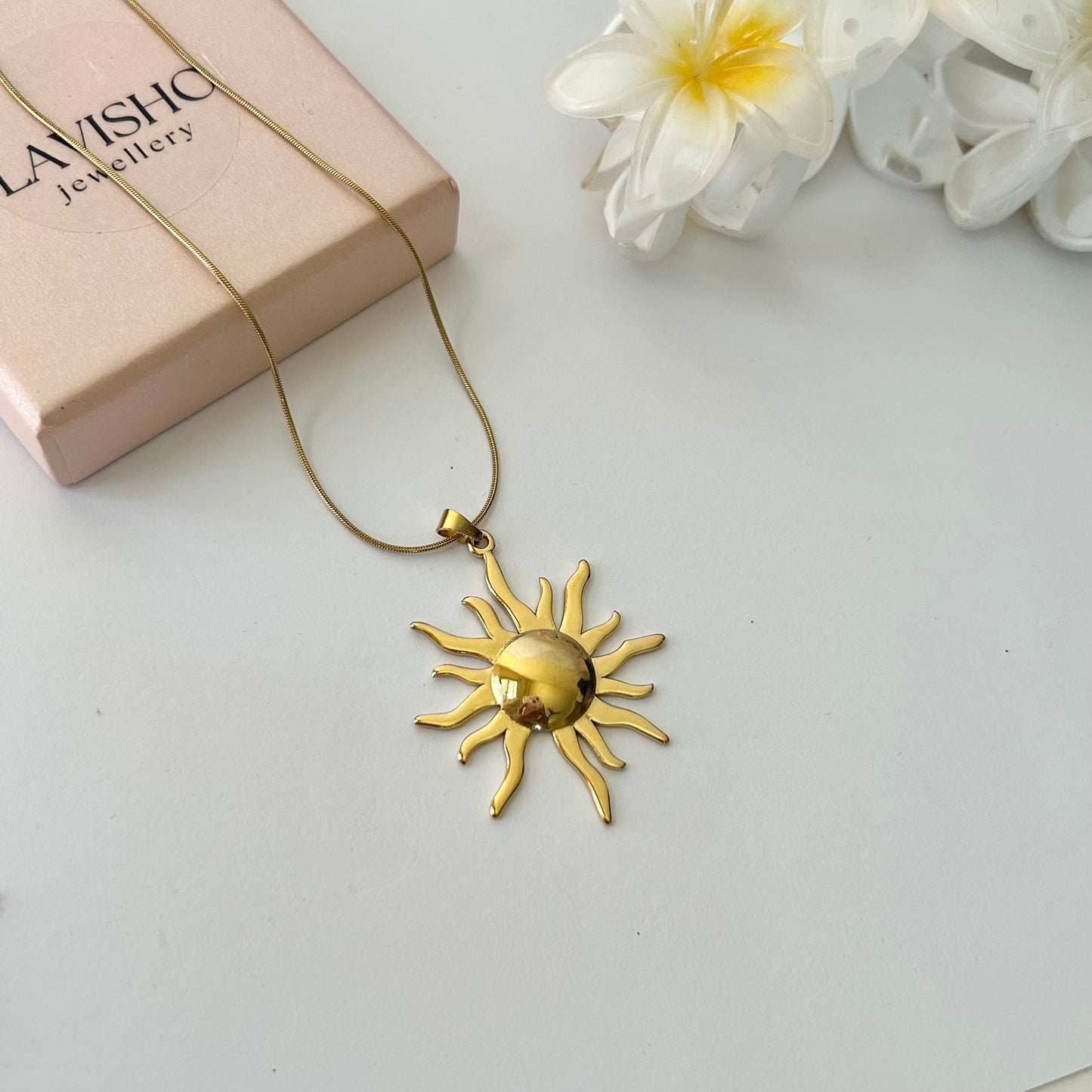 Sun necklace