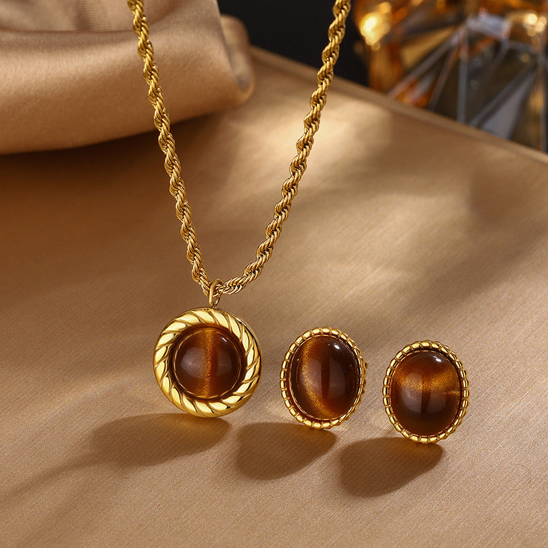 Tiger eye set