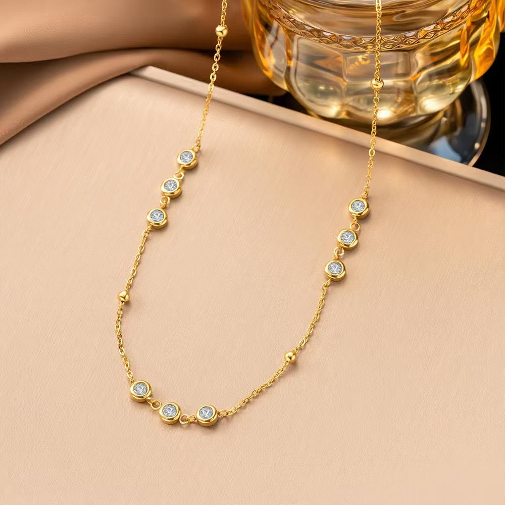 Multi stone necklace