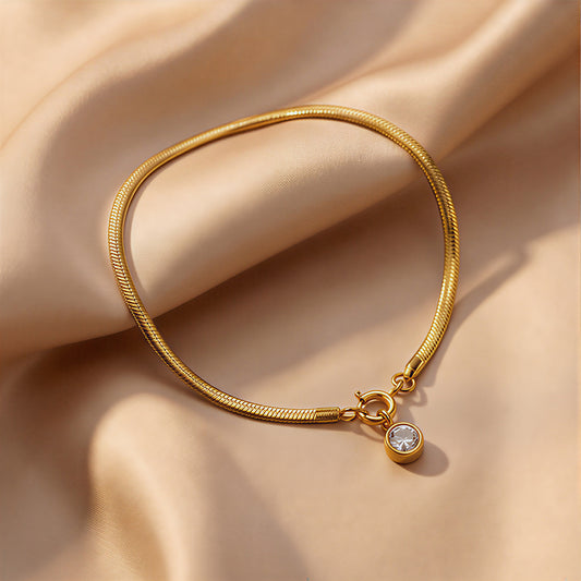 Diamond drop bracelet