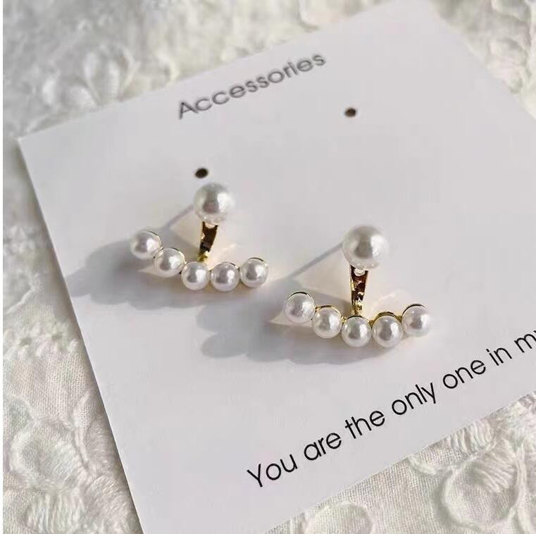 2 in 1 studs earrings