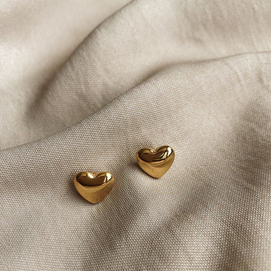 Heart studs