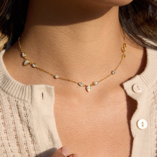 Tiny droplets necklace
