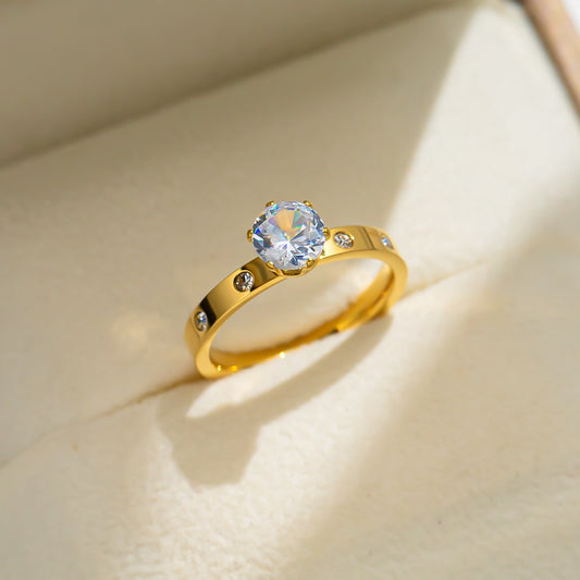 Princess Solitaire ring