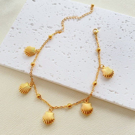 Shell anklet