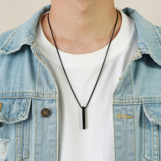 Bar necklace for men