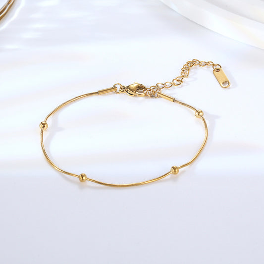 Bead chain bracelet