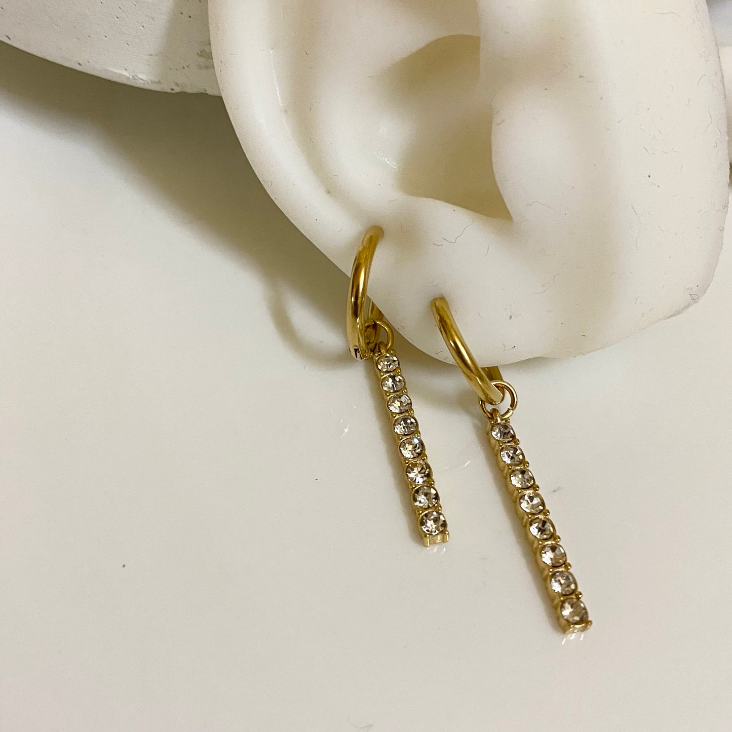 Sleek bar earrings