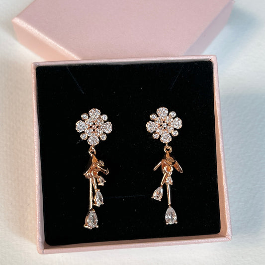 Dazzle drop earrings
