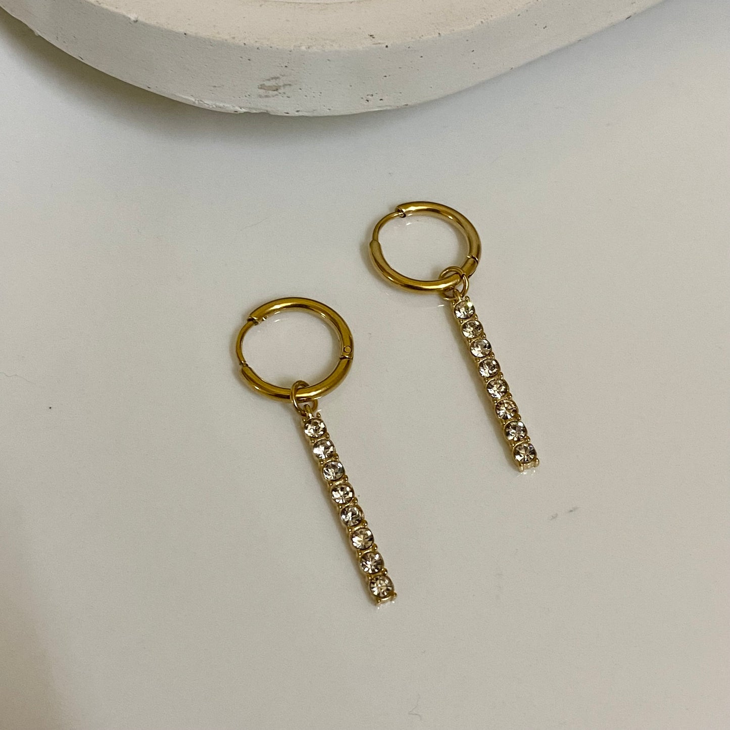 Sleek bar earrings