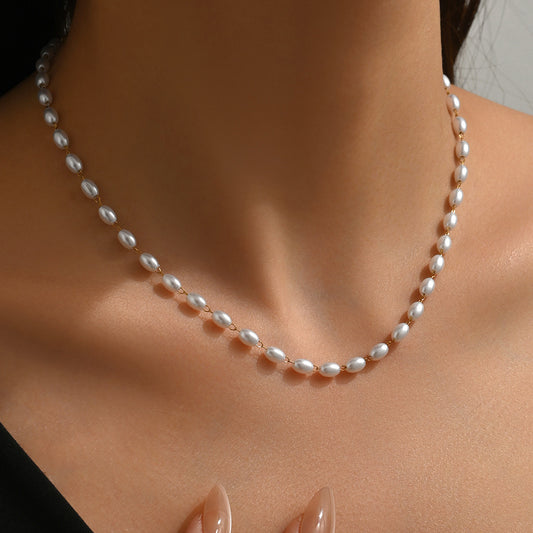 Pearl beaded chain