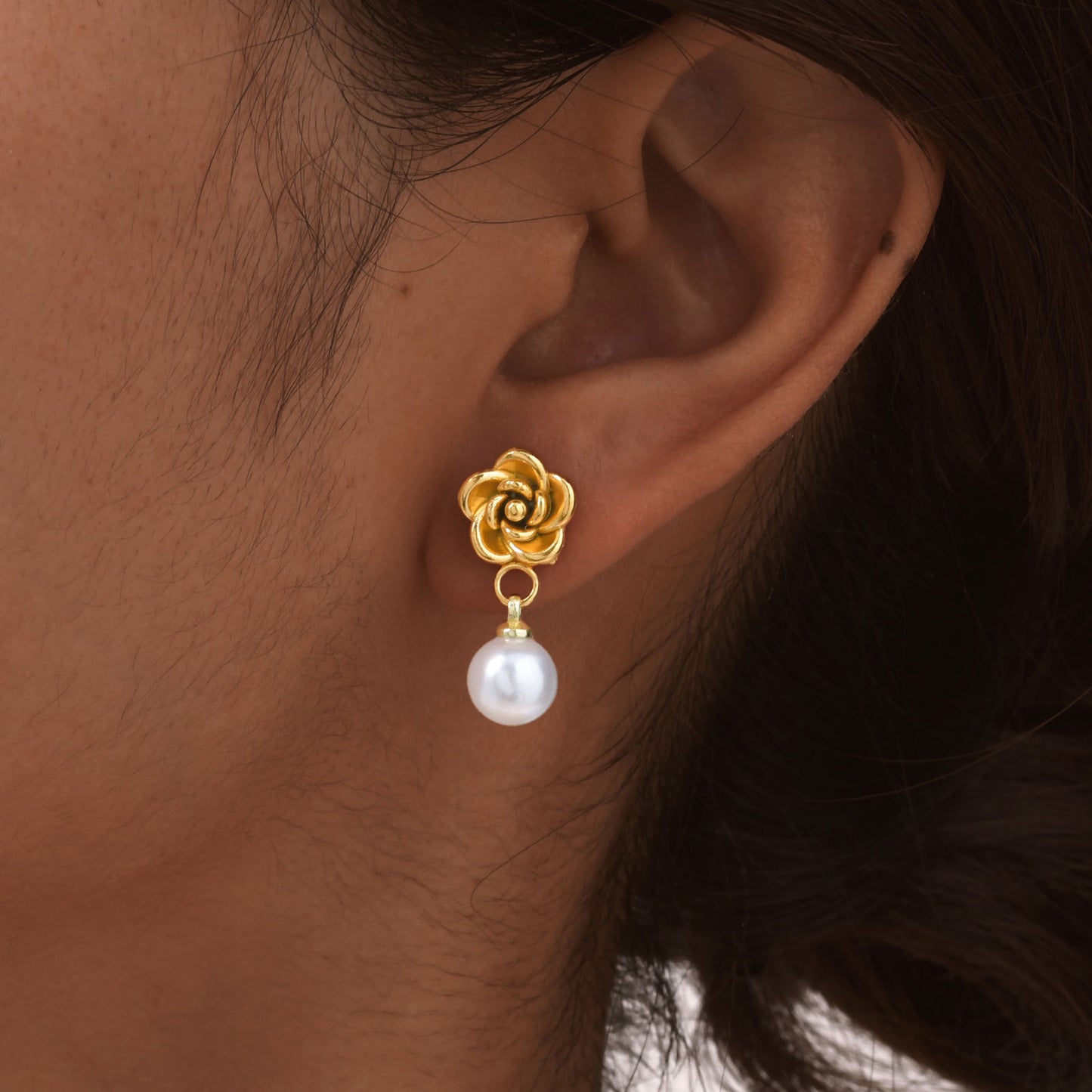 Flower pearl drop