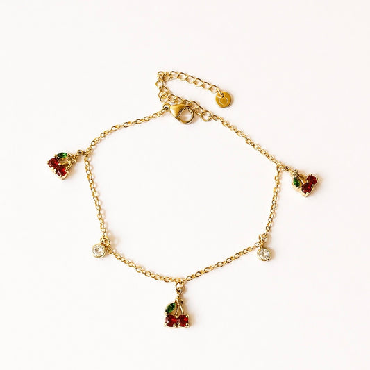 Cherry bracelet