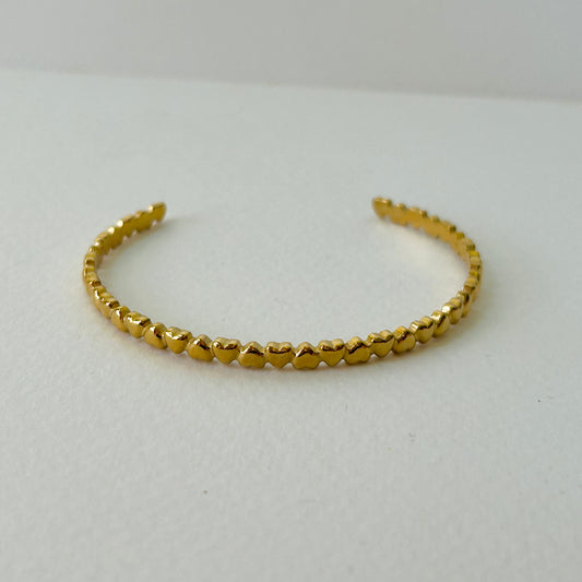 Tiny heart cuff