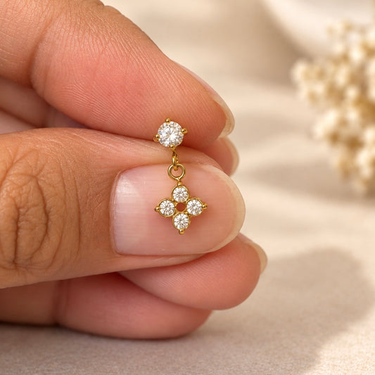 Flora drop studs
