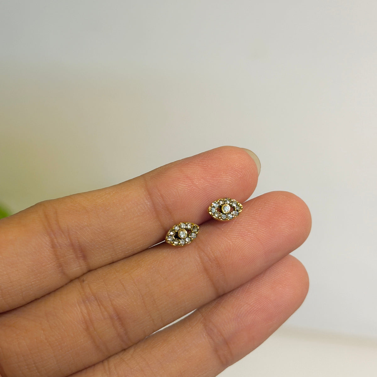 Evil eye studs