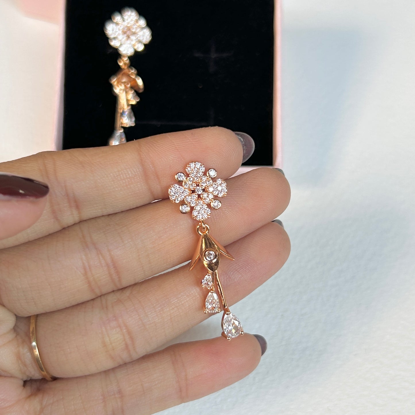 Dazzle drop earrings