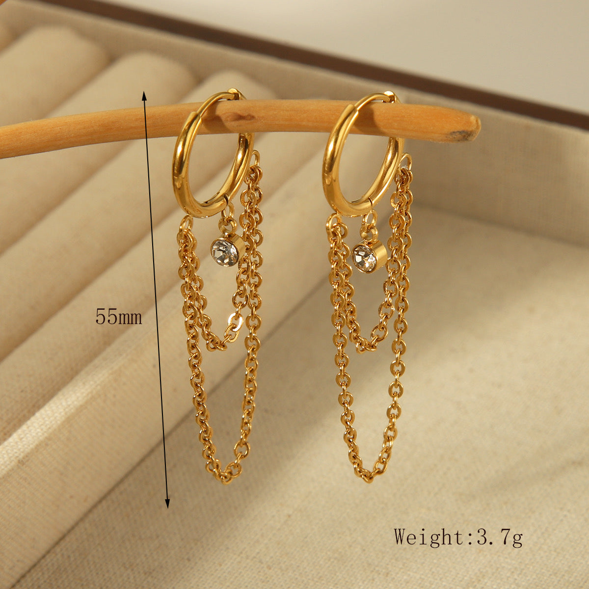 Chain drop hoops