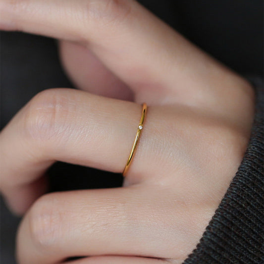 1 Drill thin ring