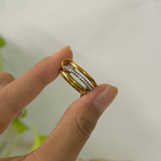 Triple combo ring