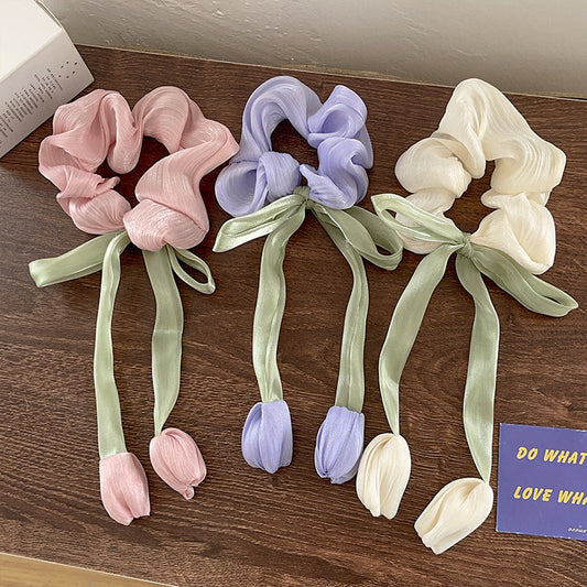 Tulip scrunchie