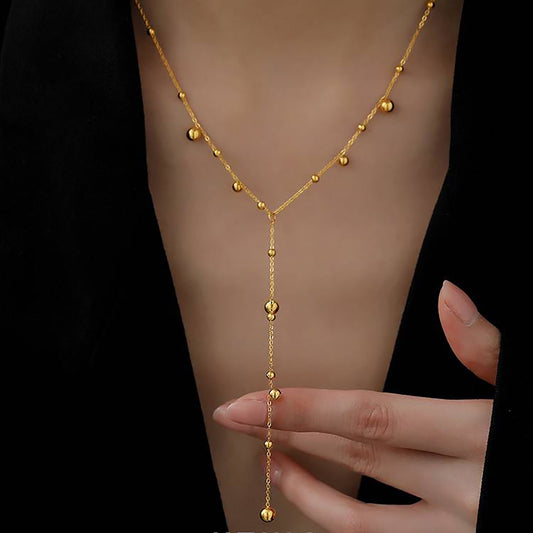 Long Y necklace