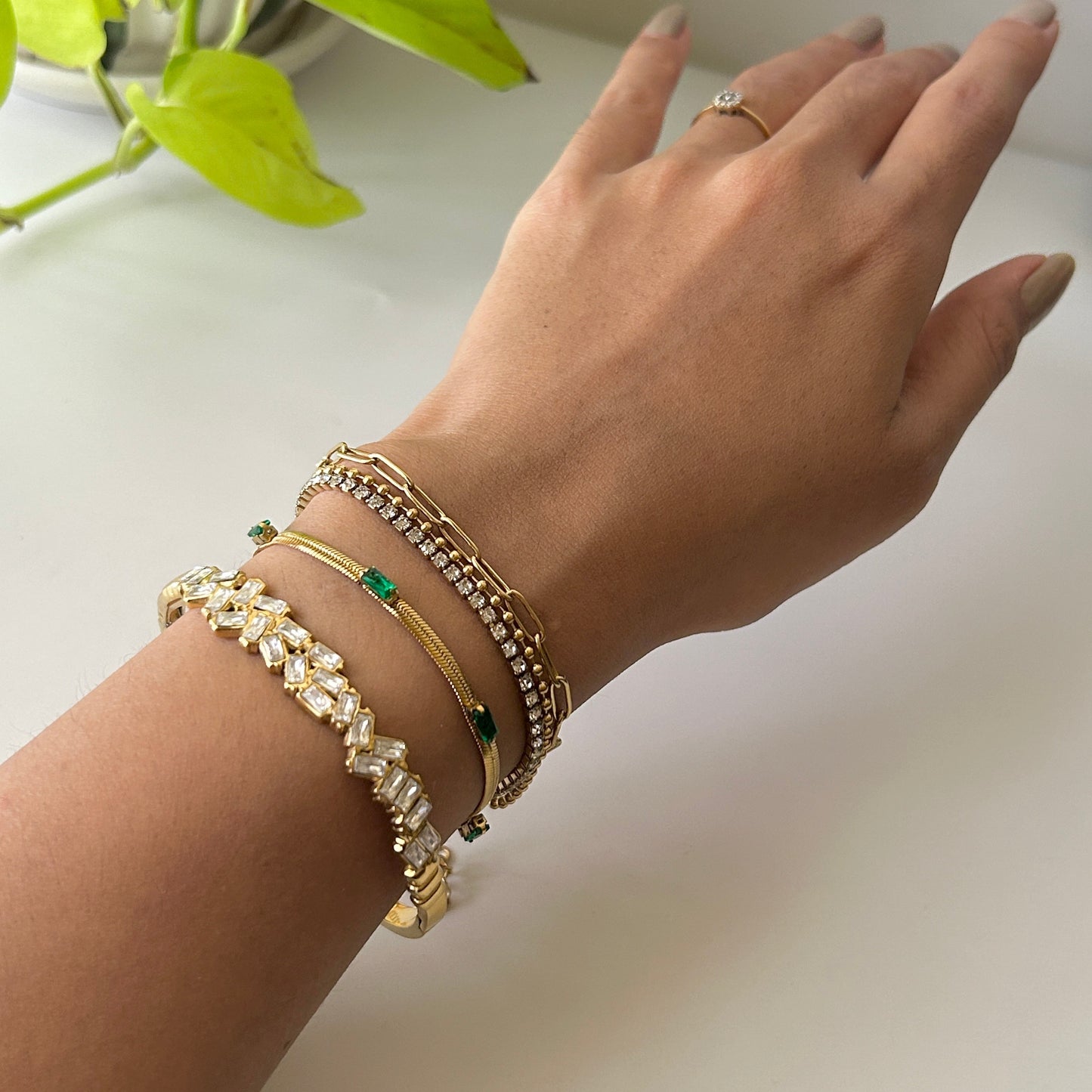3 layered bracelet