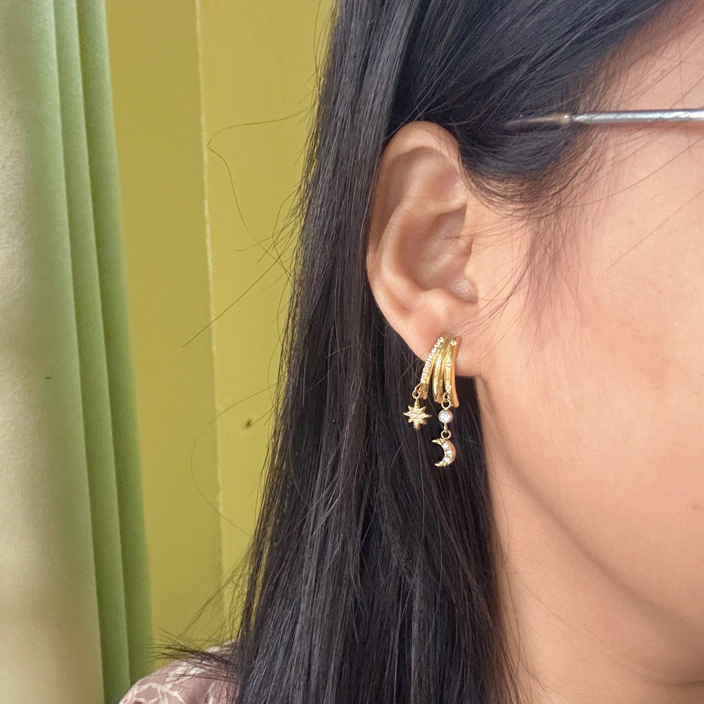Galaxy earrings